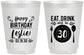 Personalized Birthday 16 oz Frosted Cups - 30th | 20240