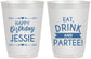 Personalized Birthday 16 oz Frosted Cups - Eat Drink Partee | 20241