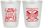 Personalized Birthday 16 oz Frosted Cups - 50th Baseball | 20252