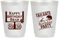 Personalized Birthday 16 oz Frosted Cups - Football | 20256