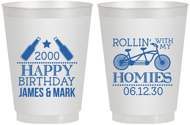 Personalized Birthday 16 oz Frosted Cups - 30th | 20259