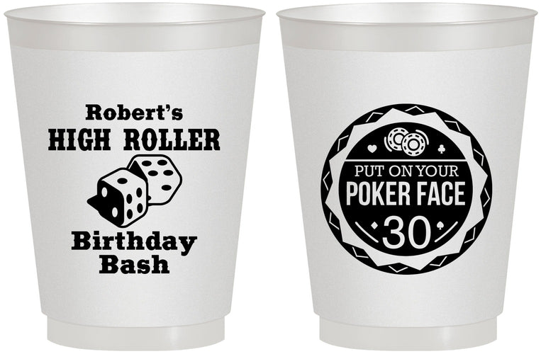 Personalized Birthday 16 oz Frosted Cups - 30th Las Vegas | 20262