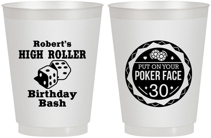 Personalized Birthday 16 oz Frosted Cups - 30th Las Vegas | 20262