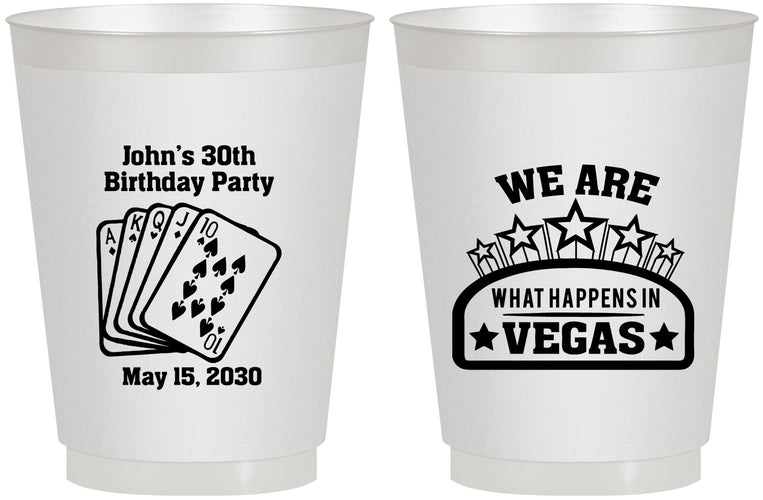 Personalized Birthday 16 oz Frosted Cups - 20th Las Vegas | 20263