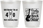 Personalized Birthday 16 oz Frosted Cups - 40th Rock Star | 20266