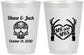 Personalized Wedding 16 oz Frosted Cups - Mr And Mrs Sugar Skull | 205