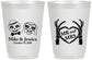 Personalized Wedding 16 oz Frosted Cups - Mr And Mrs Halloween | 206