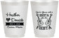 Personalized Wedding 16 oz Frosted Cups - Siesta Fiesta Mexico | 207