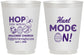 Personalized Easter 16 oz Frosted Cups - Hunt Mode On Bunny | 210000