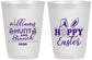 Personalized Easter 16 oz Frosted Cups - Hoppy Bunny Eggs | 210012