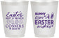 Personalized Easter 16 oz Frosted Cups - Bunny Kisses Eggs | 210014
