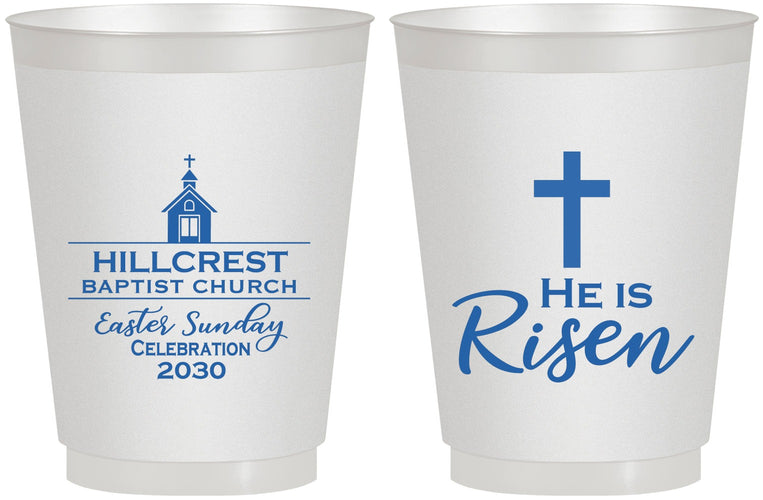Personalized Easter 16 oz Frosted Cups - Easter Sunday | 210021