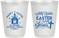 Personalized Easter 16 oz Frosted Cups - Silly Rabbit | 210025