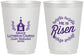 Personalized Easter 16 oz Frosted Cups - He Is Risen | 210026
