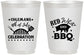 Personalized 4th Of July 16 oz Frosted Cups - Red White Bbq | 220008