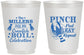 Personalized 4th Of July 16 oz Frosted Cups - Pink Peel Crawfish | 220011