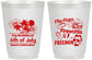 Personalized 4th Of July 16 oz Frosted Cups - Fireworks Beach | 220026