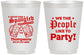 Personalized 4th Of July 16 oz Frosted Cups - We The People | 220030