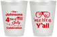 Personalized 4th Of July 16 oz Frosted Cups - Merica Yall | 220034