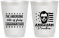 Personalized 4th Of July 16 oz Frosted Cups - Abraham Drinkin | 220044