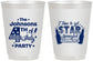 Personalized 4th Of July 16 oz Frosted Cups - Star Spangled Hammered | 220049