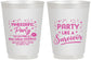 Personalized Awareness 16 oz Frosted Cups - Party Like A Survivor | 230003