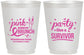 Personalized Awareness 16 oz Frosted Cups - Party Like A Survivor | 230005