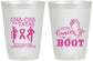Personalized Awareness 16 oz Frosted Cups - Give Cancer A Boot | 230011