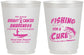 Personalized Awareness 16 oz Frosted Cups - Fishing For A Cure | 230018