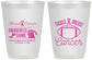 Personalized Awareness 16 oz Frosted Cups - Football Tackle | 230019