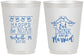 Personalized Wedding 16 oz Frosted Cups - Eat Drink Be Married | 235