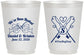 Personalized Wedding 16 oz Frosted Cups - Been Hooked Fishing | 238