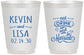 Personalized Wedding 16 oz Frosted Cups - Eat Drink Be Married | 239