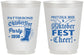 Personalized Oktoberfest 16 oz Frosted Cups - Pretzel | 240001