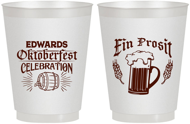 Personalized Oktoberfest 16 oz Frosted Cups - Ein Prosit | 240002