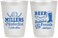 Personalized Oktoberfest 16 oz Frosted Cups - Bratwurst Pretzels | 240007