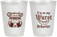 Personalized Oktoberfest 16 oz Frosted Cups - Wurst Behavior | 240010