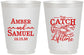 Personalized Wedding 16 oz Frosted Cups - Catch Of A Lifetime Lobster | 245