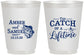 Personalized Wedding 16 oz Frosted Cups - Catch Of A Lifetime Fish | 246