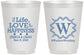 Personalized Wedding 16 oz Frosted Cups - Life Love Happiness | 248