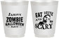 Personalized Halloween 16 oz Frosted Cups - Eat Drink Be Scary | 250003