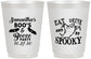Personalized Halloween 16 oz Frosted Cups - Ghost Spooky Boo | 250007