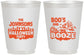 Personalized Halloween 16 oz Frosted Cups - Boos And Booze | 250012