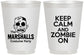 Personalized Halloween 16 oz Frosted Cups - Zombie | 250018