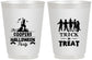 Personalized Halloween 16 oz Frosted Cups - Trick Or Treat | 250019