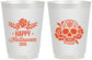 Personalized Halloween 16 oz Frosted Cups - Sugar Skull | 250020