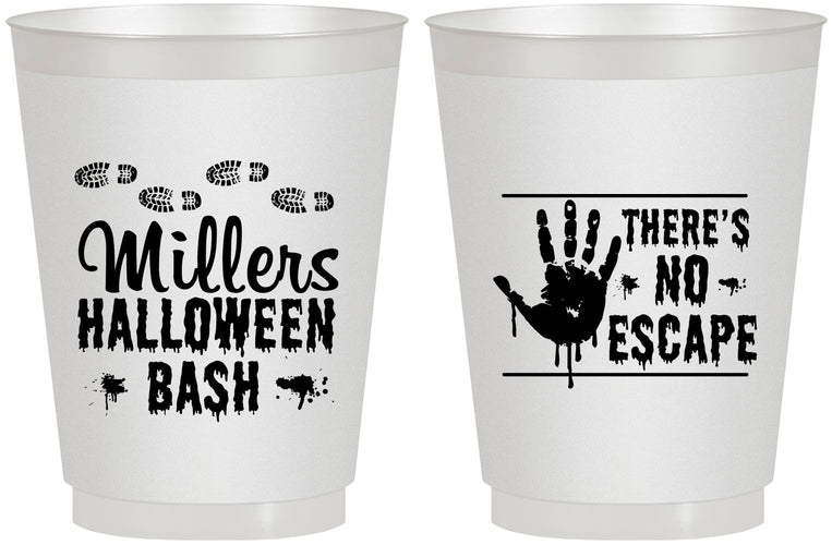 Personalized Halloween 16 oz Frosted Cups - Zombie | 250025