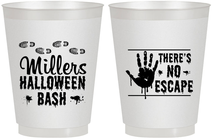 Personalized Halloween 16 oz Frosted Cups - Zombie | 250025