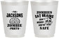 Personalized Halloween 16 oz Frosted Cups - Zombie Brain | 250026