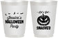 Personalized Halloween 16 oz Frosted Cups - Pumpkin | 250030